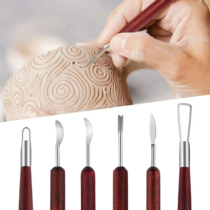 Wood Chisel Set - Kit de herramientas para alfarería de