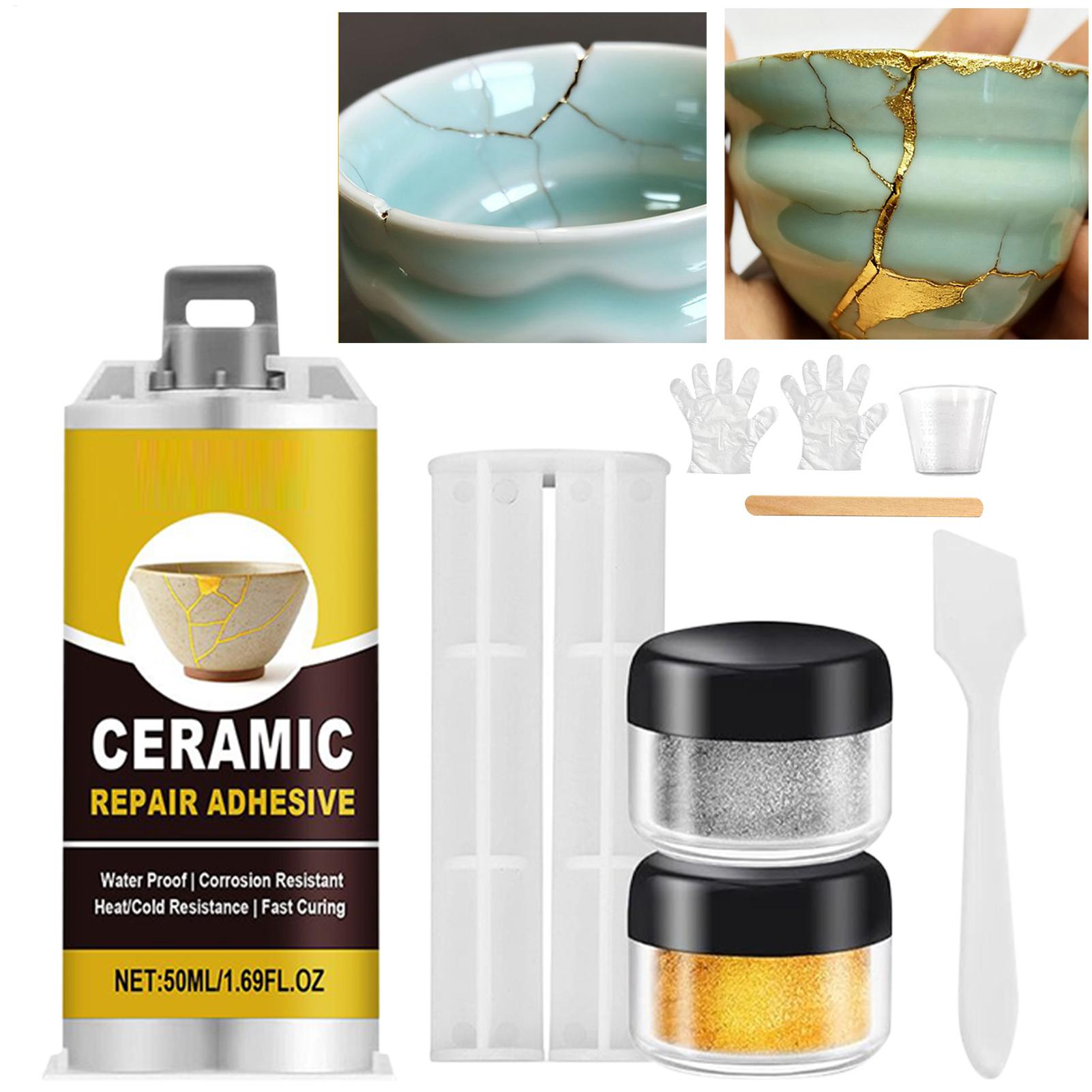Woodworking In Japanese - Kit de reparación de cerámica Kintsugi