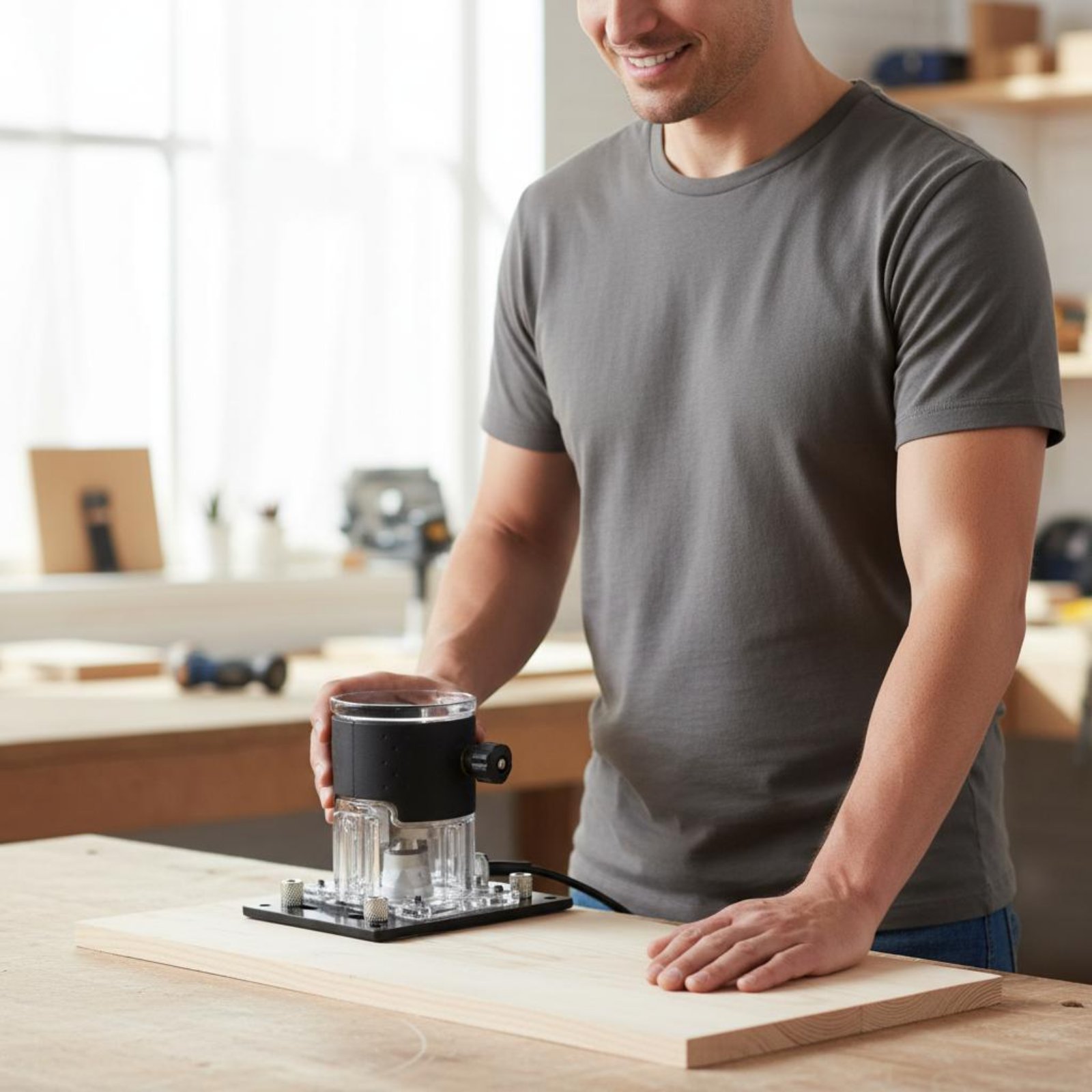 Plantilla de corte multifuncio - Woodworking Workshop reseña y precio