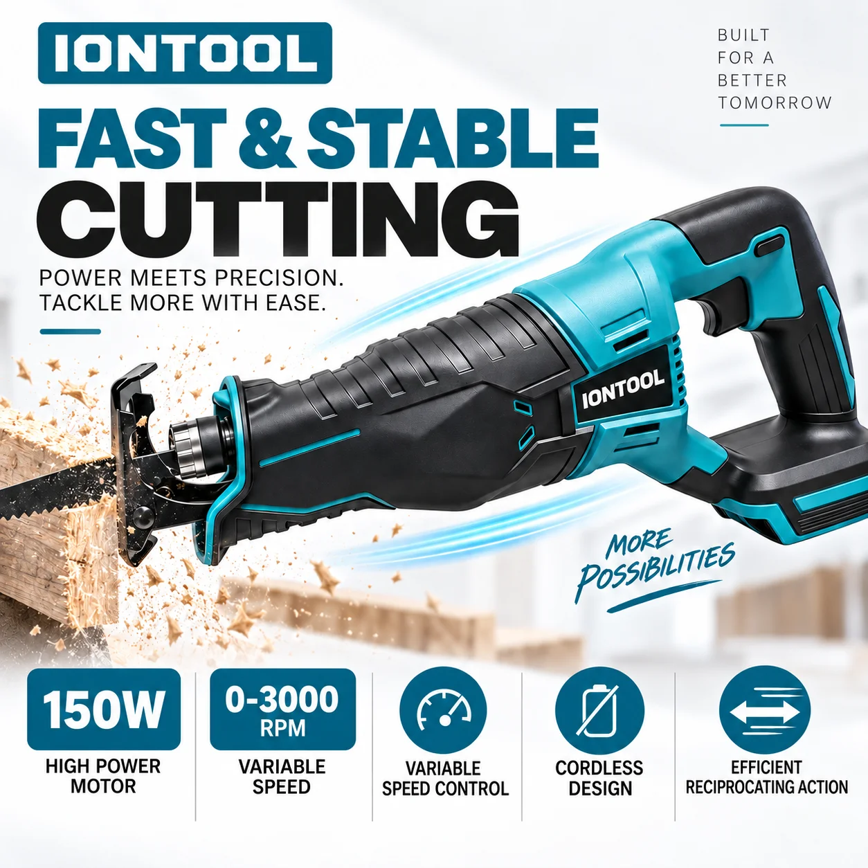 Sierra Recíproca Inalámbrica I - Woodworking Workshop reseña y precio
