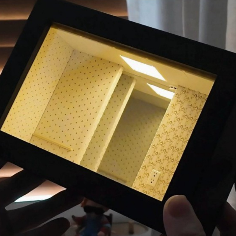 Espejo Infinito Creativo con M - Woodworking Resin reseña y precio